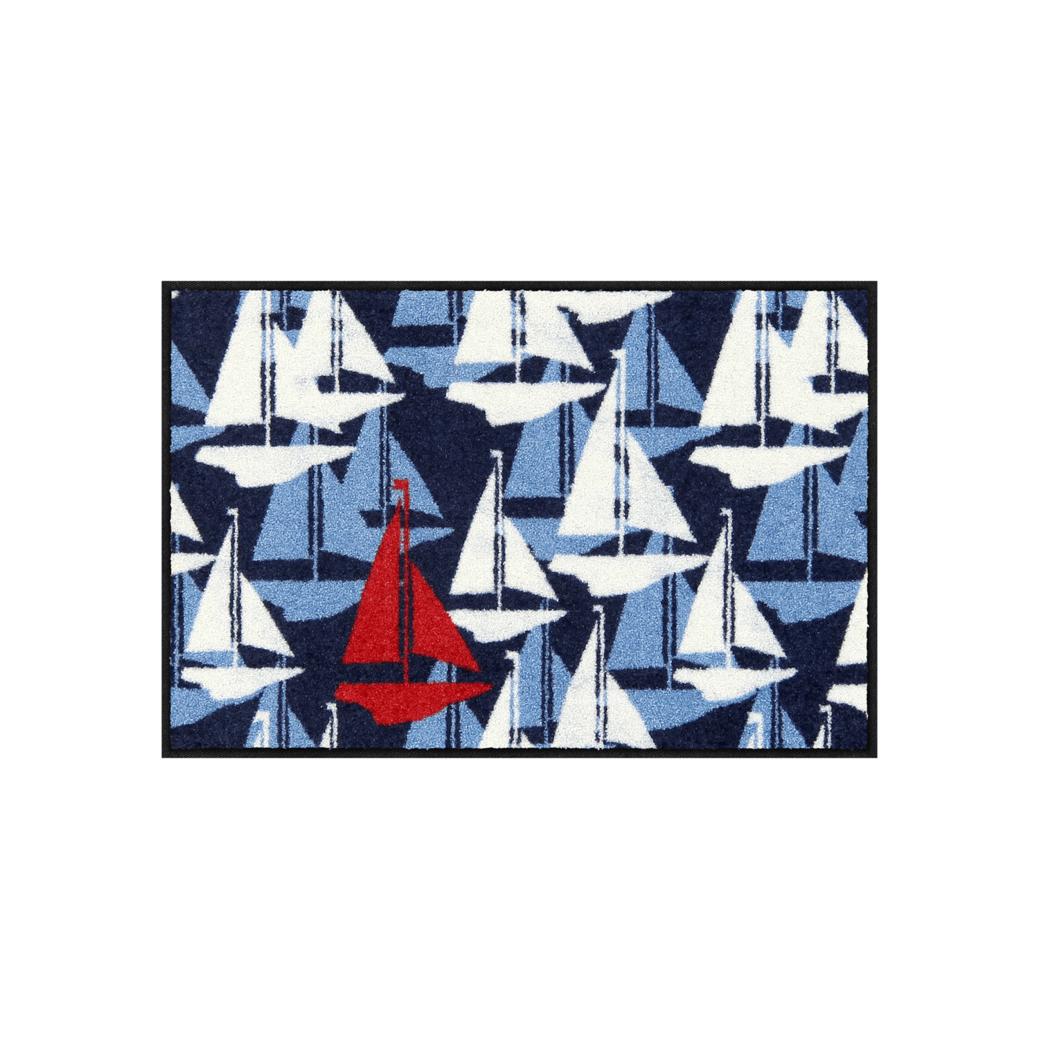 salonloewe-sail-boats-eingangsmatte-50-x-75-cm-maritime-fu-matte-mit-segelboot-m image 1