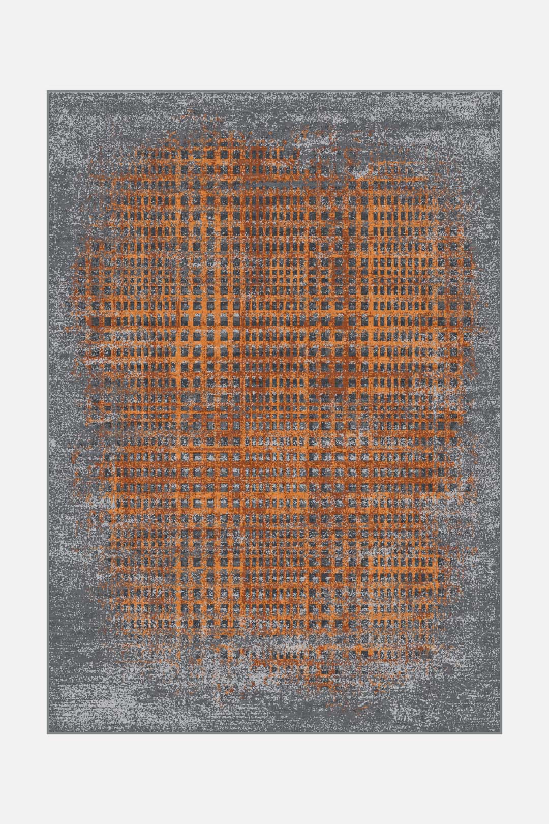teppana-mika-calcit-teppich-waschbarer-indoor-teppich-in-gelb-orange-dunkelgrau- image 1