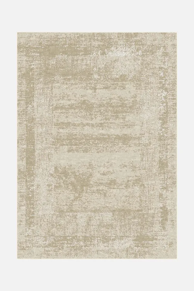 teppana-irma-beige-teppich-waschbarer-boho-teppich-beige-inkl-rutschfester-matte image 1