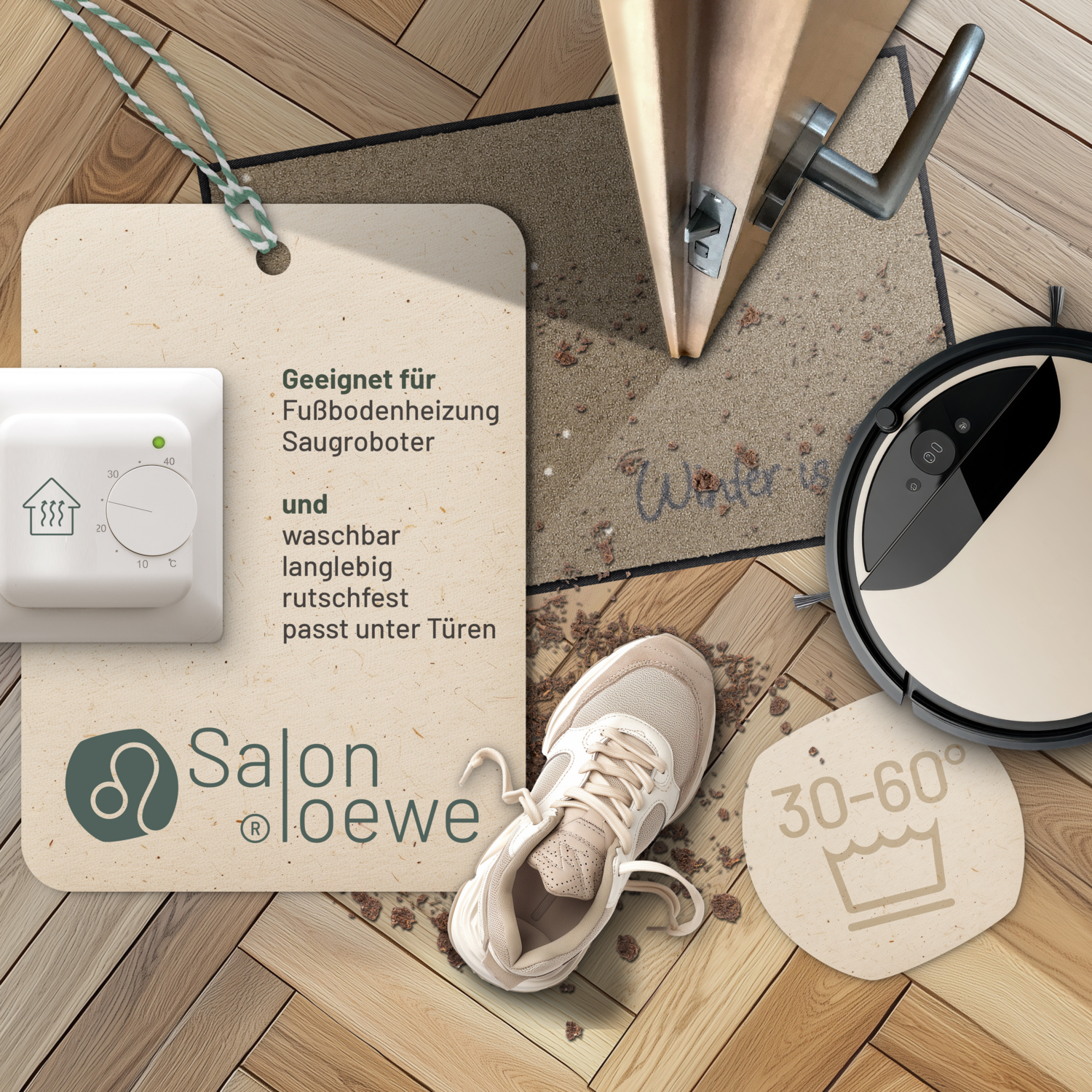 salonloewe-winter-is-here-eingangsmatte-50-x-75-cm-waschbar-schneeflocken-design image 3