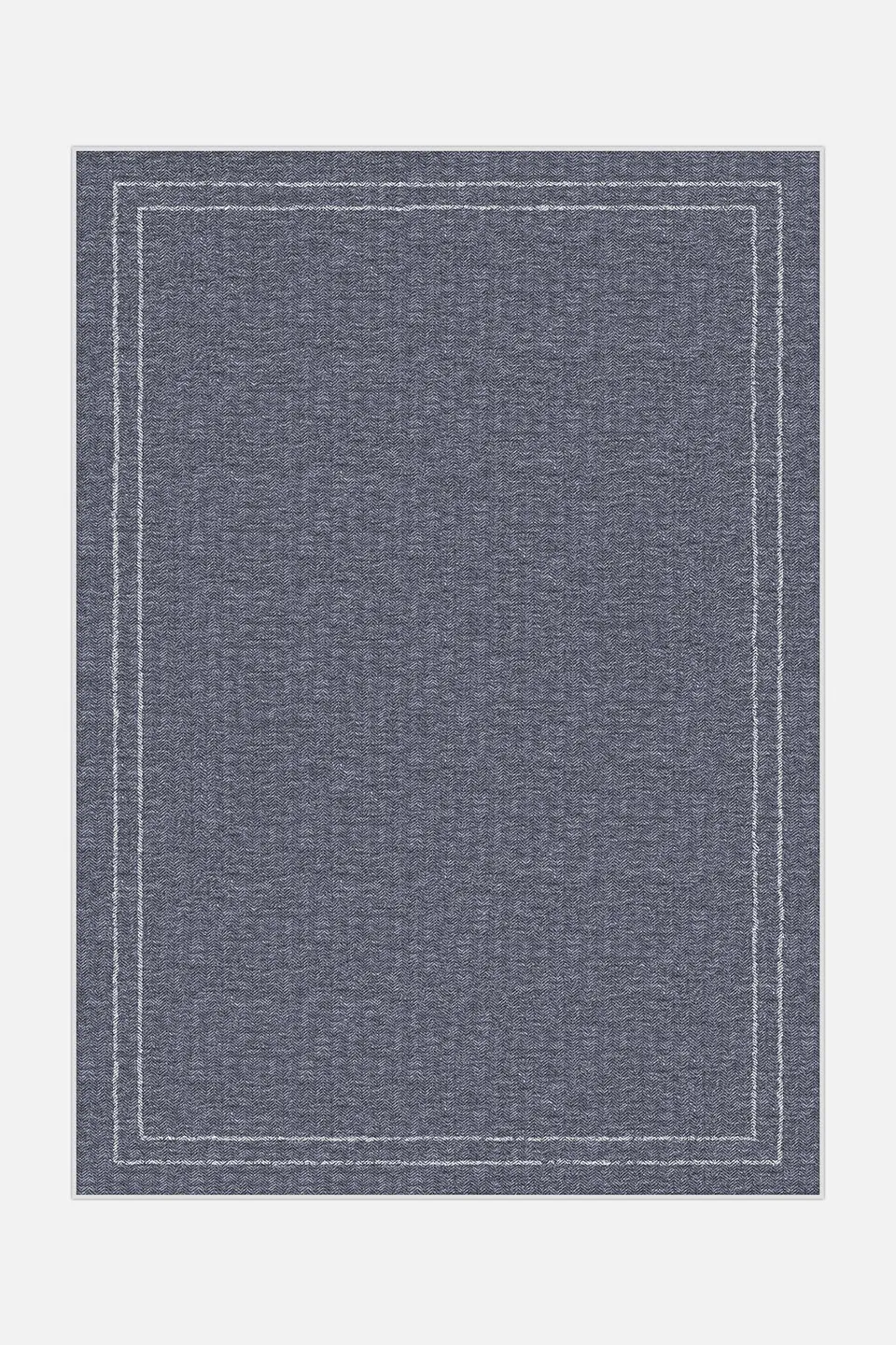 teppana-nahla-saphir-jute-haptik-teppich-waschbar-geometrisch-blau image 1