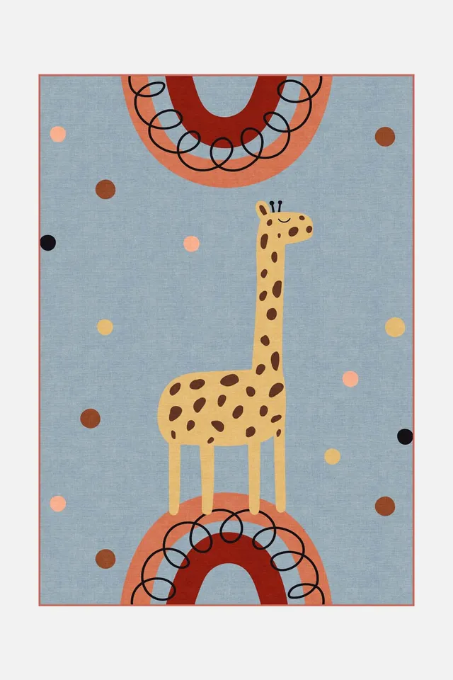 teppana-giraffen-traum-waschbarer-kinder-teppich image 1