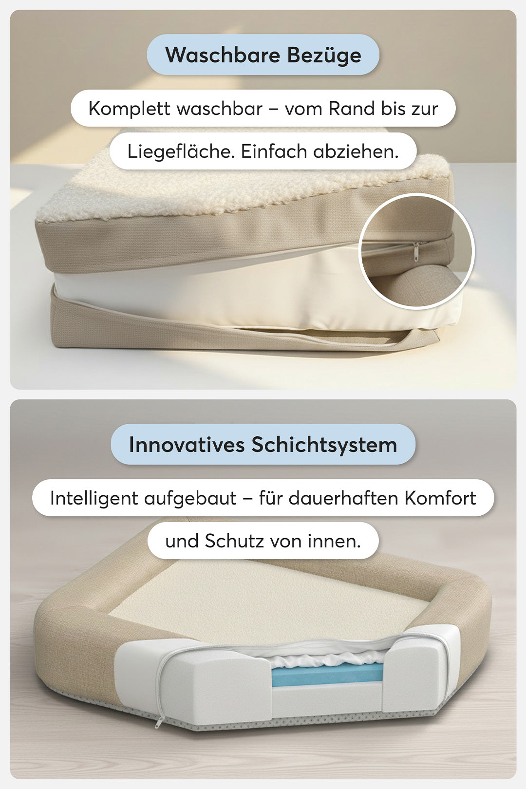 teppana-orthop-disches-hundebett-pure-beige-premium-memory-foam-hundebett-mit-wa image 5