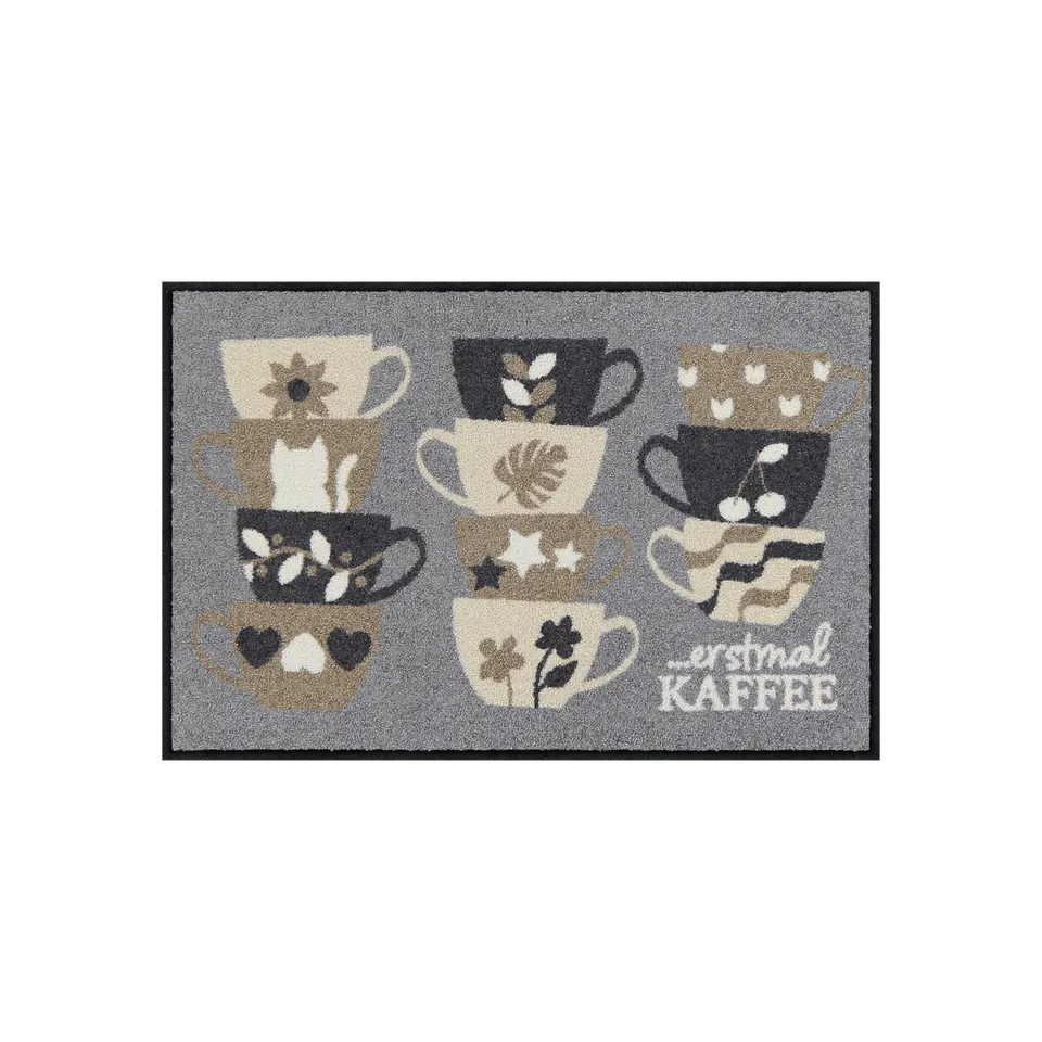salonloewe-erstmal-kaffee-eingangsmatte-50-x-75-cm-braun-beige-waschbare-fu-matt image 1