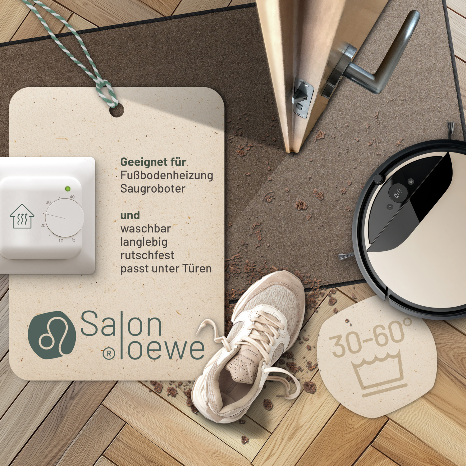 salonloewe-taupe-l-ufer-75-x-120-cm-waschbare-schmutzfangmatte-aus-polyamid-made image 3