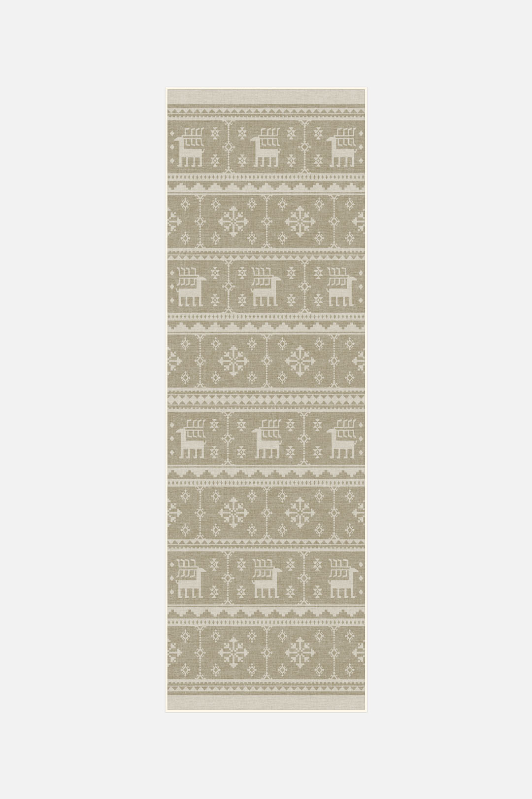 teppana-rentiere-keks-teppich-waschbarer-indoor-teppich-beige-geometrisch image 5