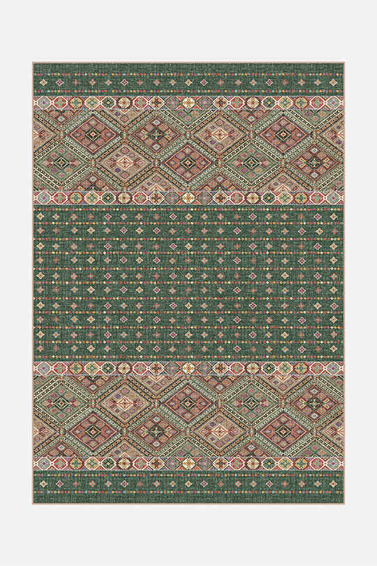 teppana-leila-smaragd-teppich-waschbar image 1