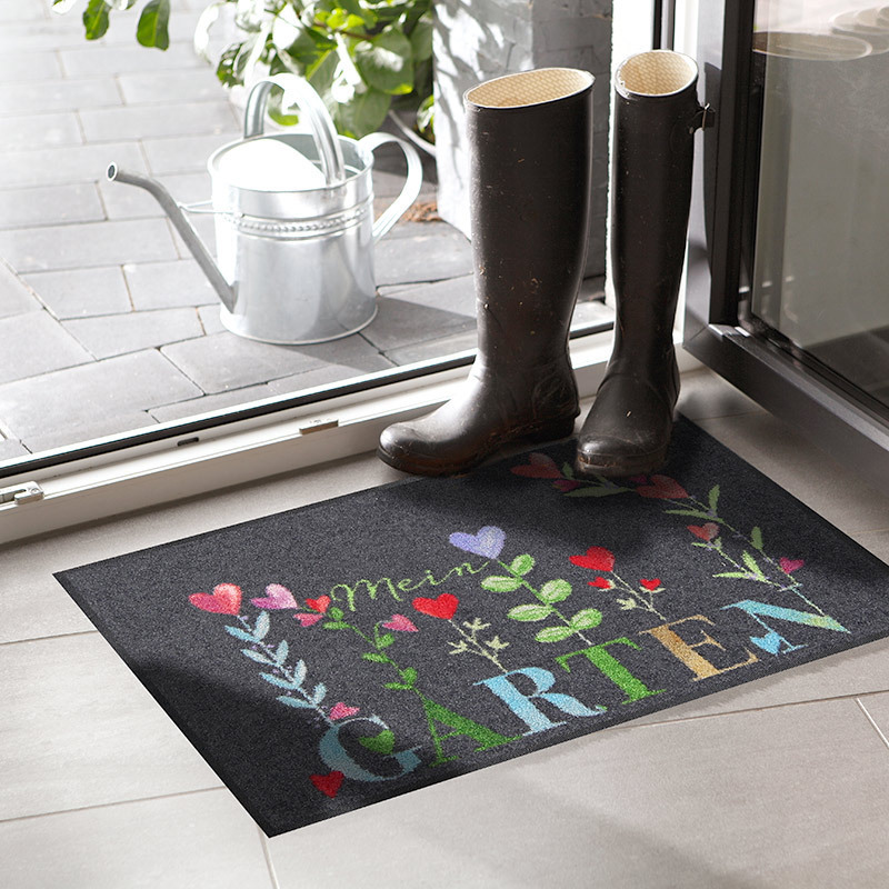 salonloewe-mein-garten-grey-eingangsmatte-50-x-75-cm-waschbare-fu-matte-mit-blum image 2