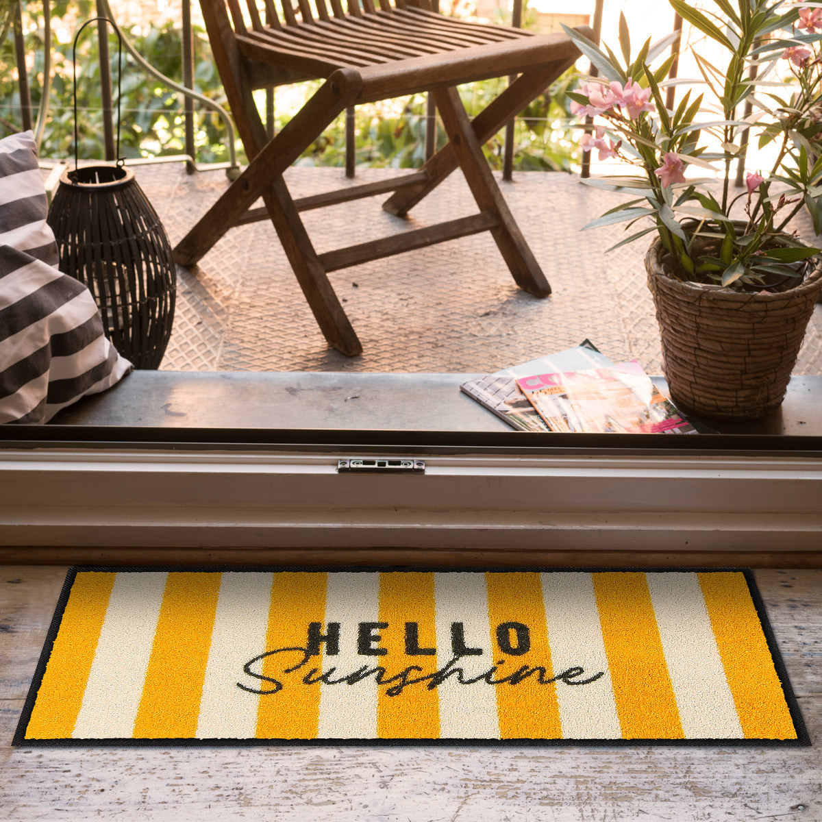 salonloewe-sunshine-stripes-eingangsmatte-30-x-75-cm-schmale-waschbare-schmutzfa image 2