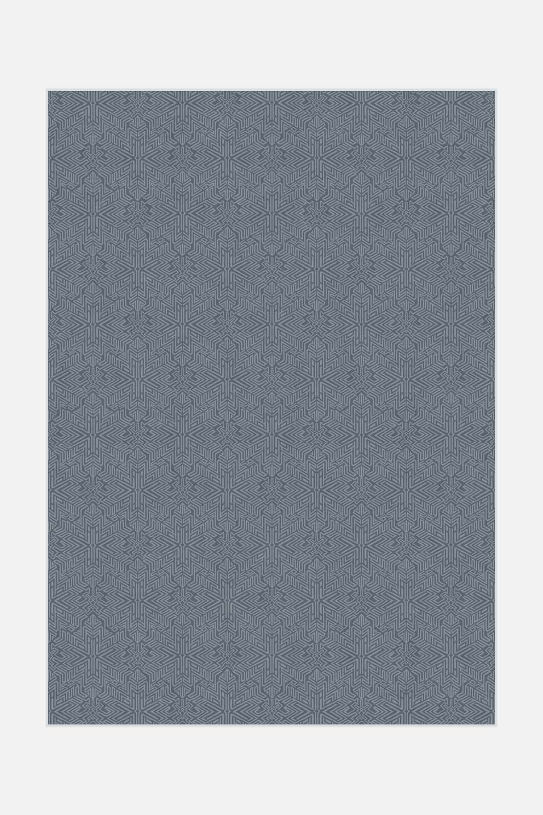 teppana-schneeflocke-frost-teppich-waschbarer-indoor-teppich-im-geometrischen-de image 1