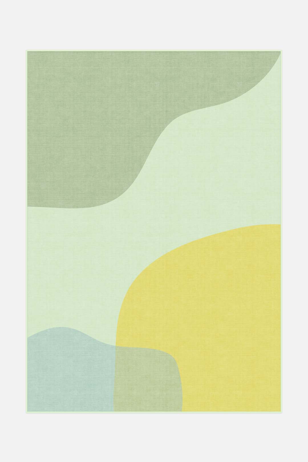 teppana-ban-zitrone-teppich-waschbarer-kinder-teppich image 1