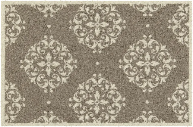 salonloewe-fancywork-taupe-l-ufer-50-x-75-cm-eleganter-teppichl-ufer-in-taupe-ma image 1