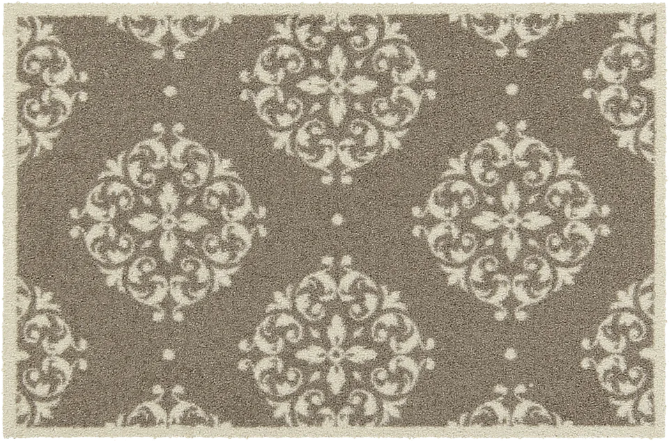 salonloewe-fancywork-taupe-l-ufer-50-x-75-cm-eleganter-teppichl-ufer-in-taupe-ma image 1