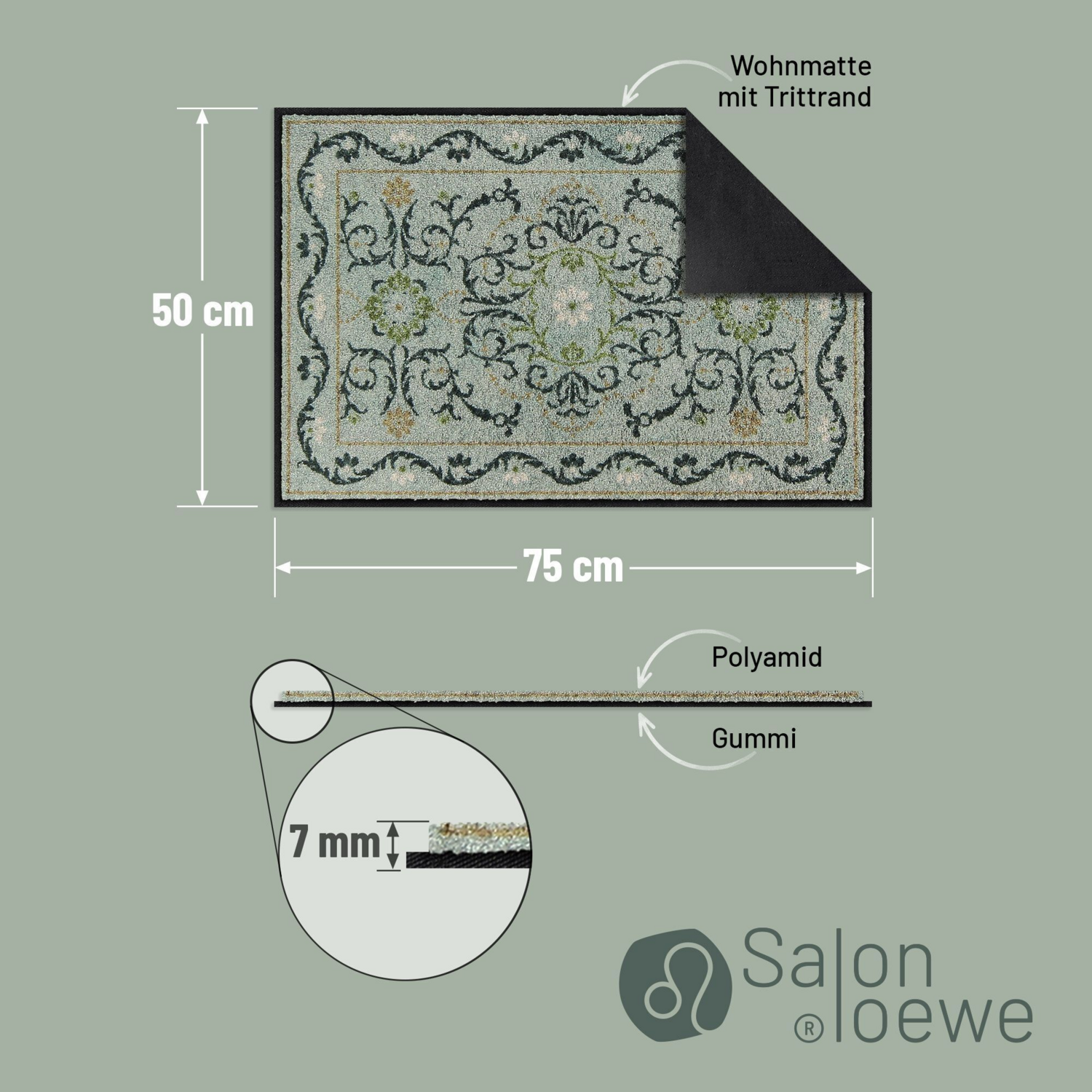salonloewe-vintage-moments-sage-eingangsmatte-50-x-75-cm-vintage-design-in-salbe image 4