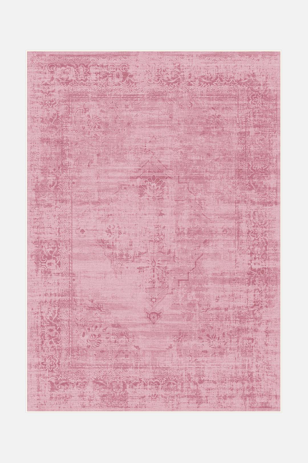 teppana-paloma-ros-teppich-waschbarer-teppich-creme-ros image 1