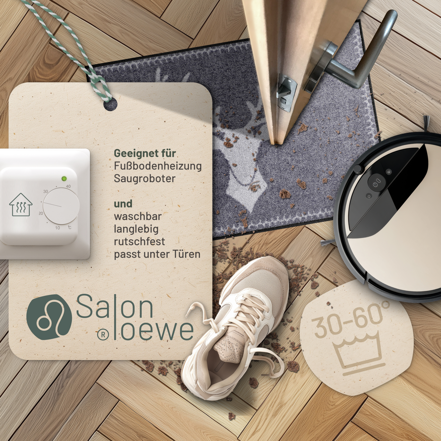 salonloewe-franz-anthrazit-eingangsmatte-50-x-75-cm-hirschmotiv-mit-geometrische image 3