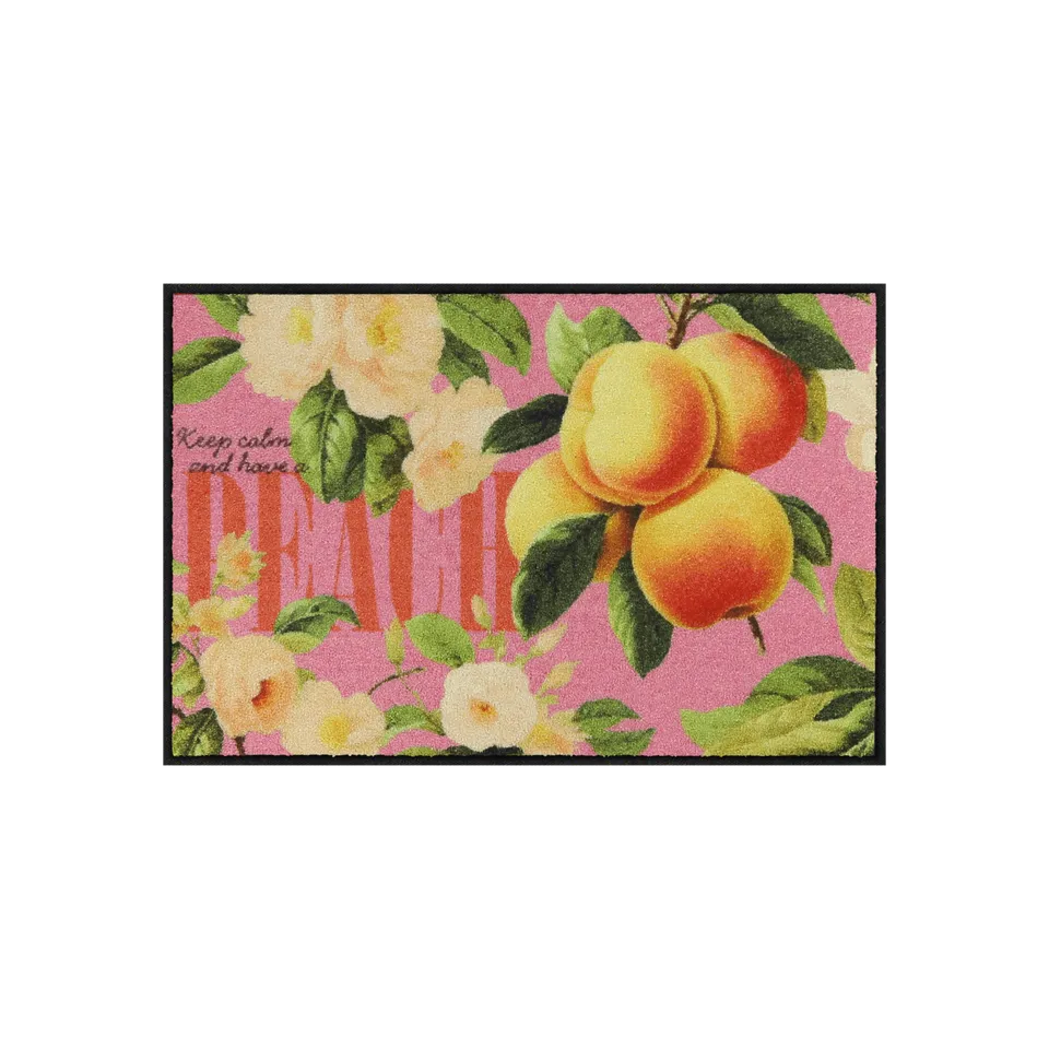 salonloewe-happy-peach-eingangsmatte-50-x-75-cm-fu-matte-mit-pfirsich-motiv-made image 1