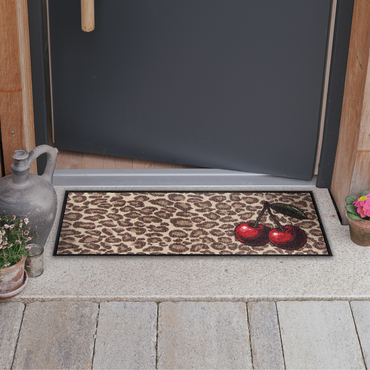 salonloewe-cherry-cherry-leo-eingangsmatte-minimatte-30-x-75-cm-schmale-matte-mi image 2