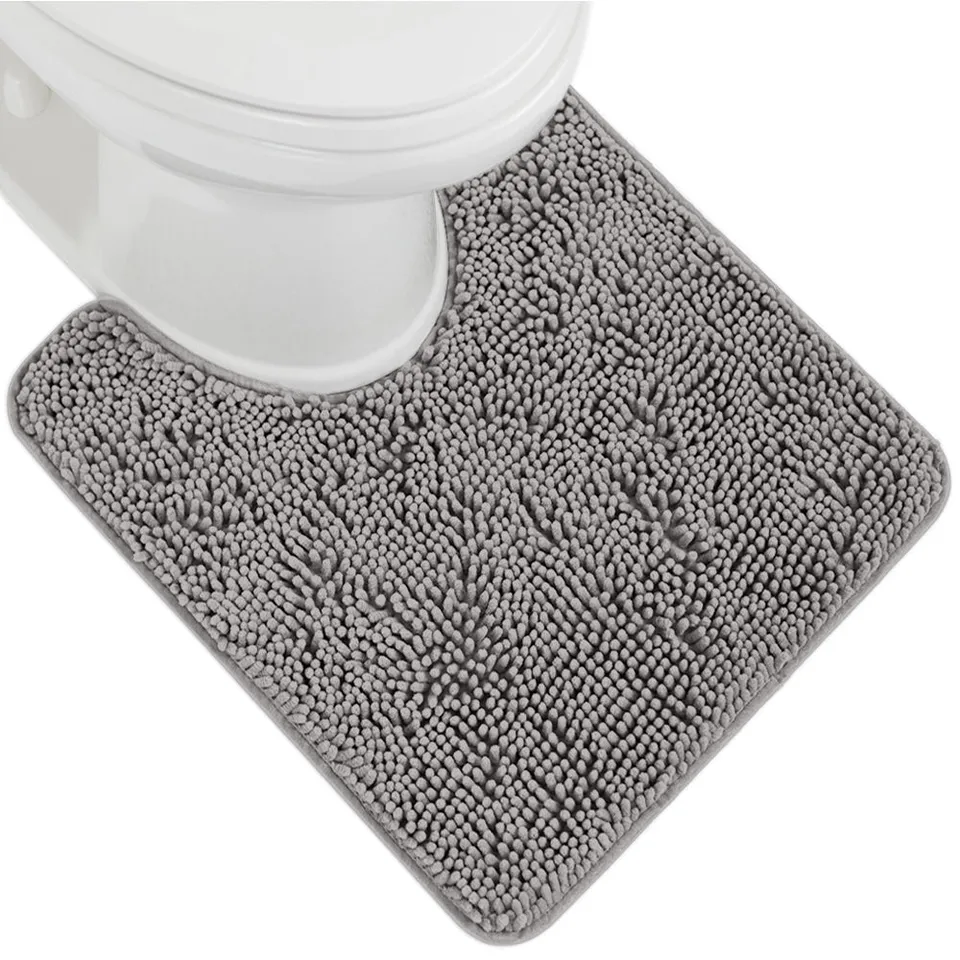 gorilla-grip-chenille-bath-rug-contour-wc-vorleger image 1