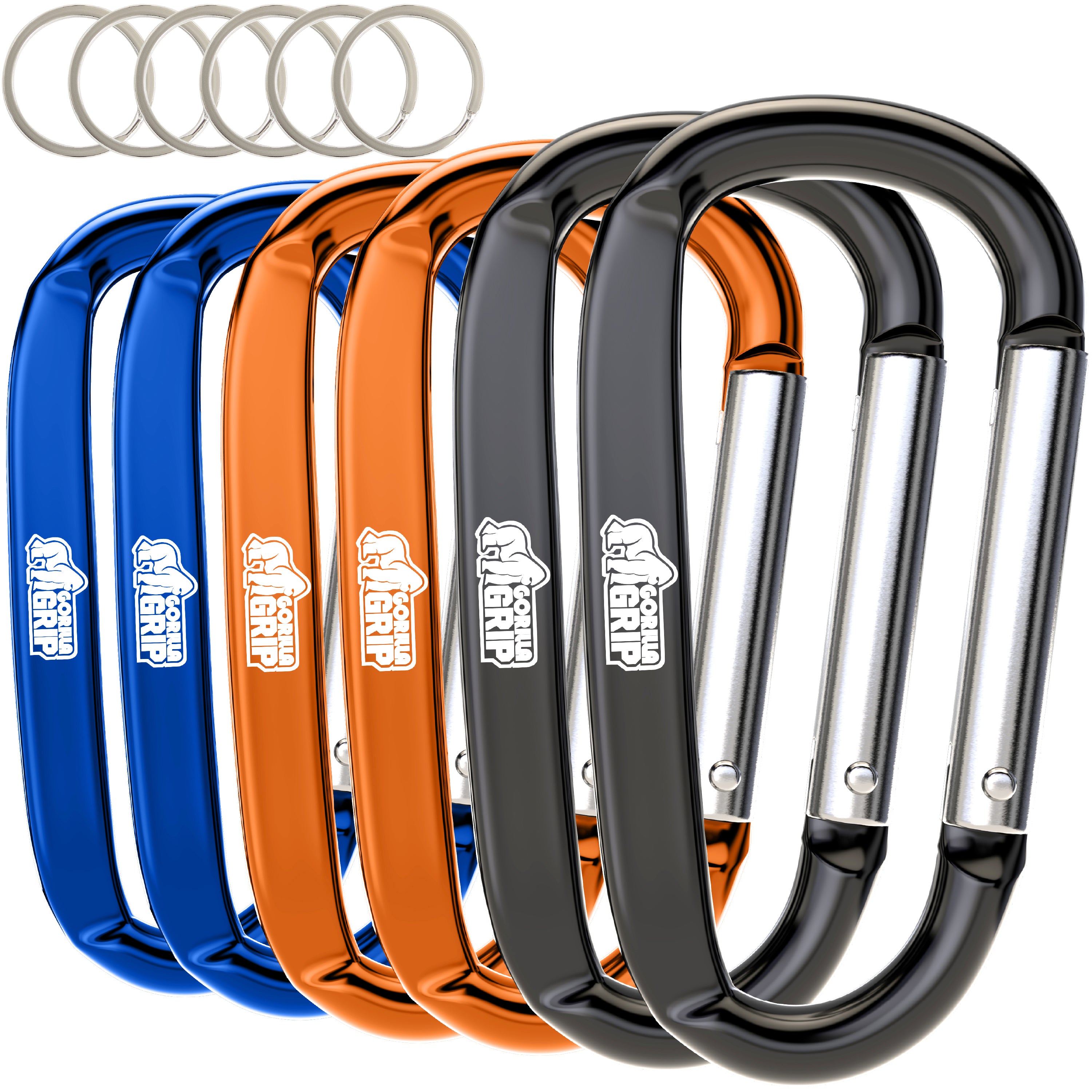gorilla-grip-carabiners-karabinerhaken-aluminium-170-lbs image 5