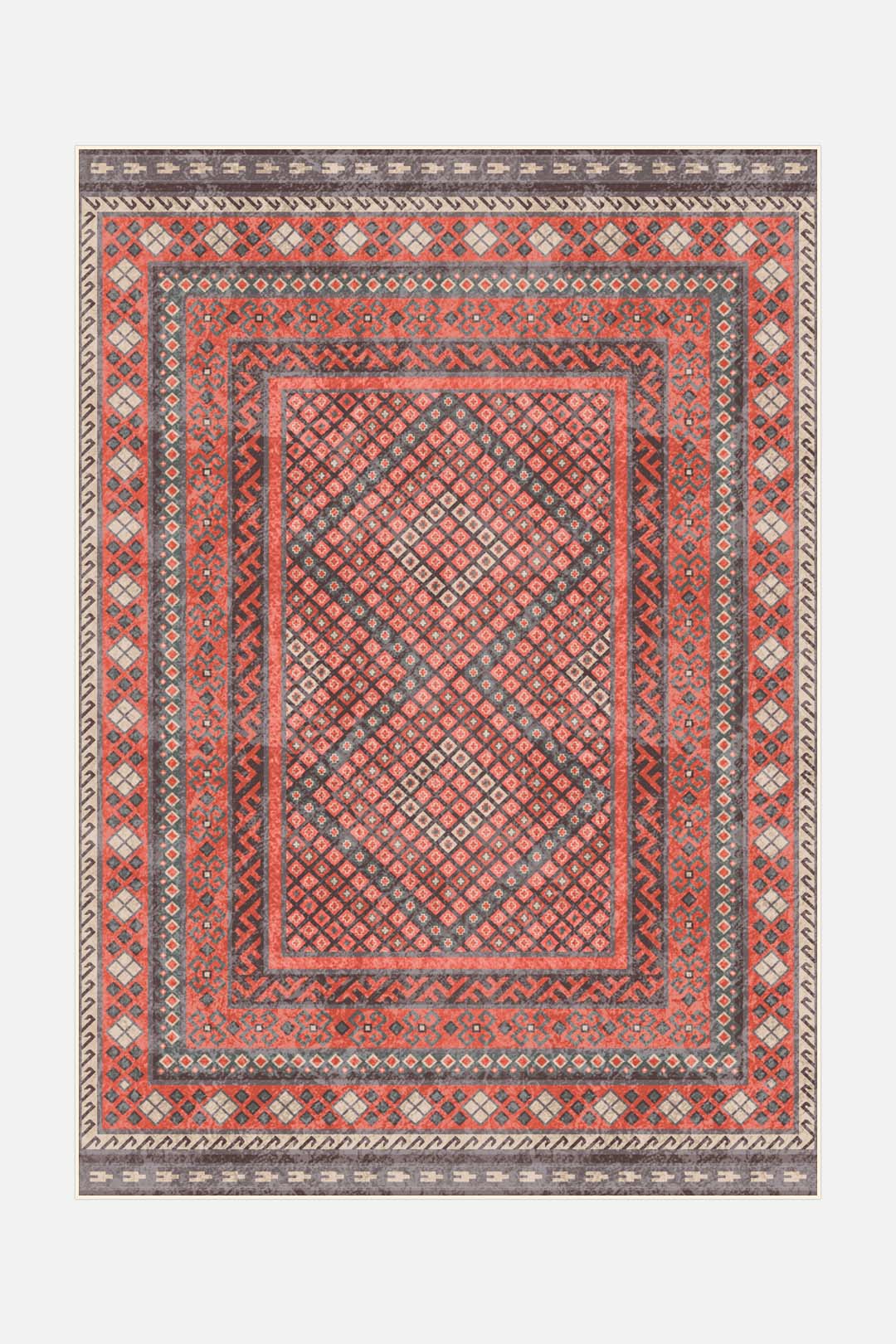 teppana-nola-karo-waschbarer-indoor-teppich image 1
