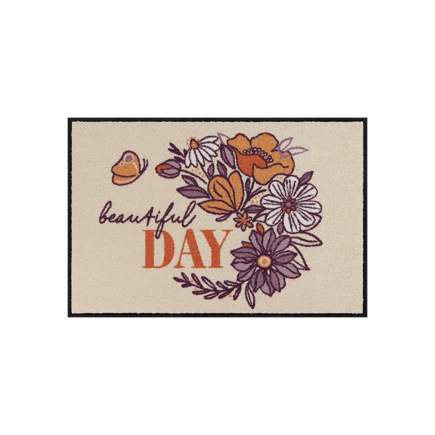 salonloewe-beautiful-day-eingangsmatte-50-x-75-cm-polyamid-rutschfest-waschbar image 1
