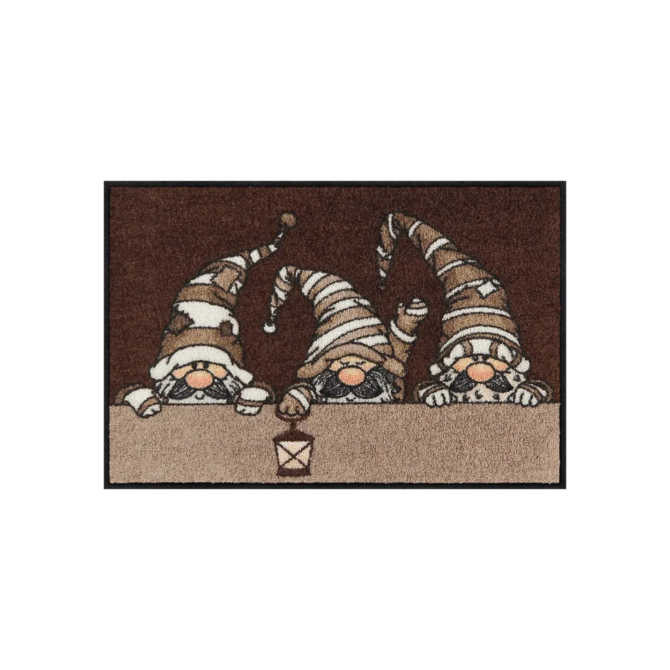 salonloewe-julklapp-mocca-eingangsmatte-fu-matte-50-x-75-cm-wichtel-motiv image 1