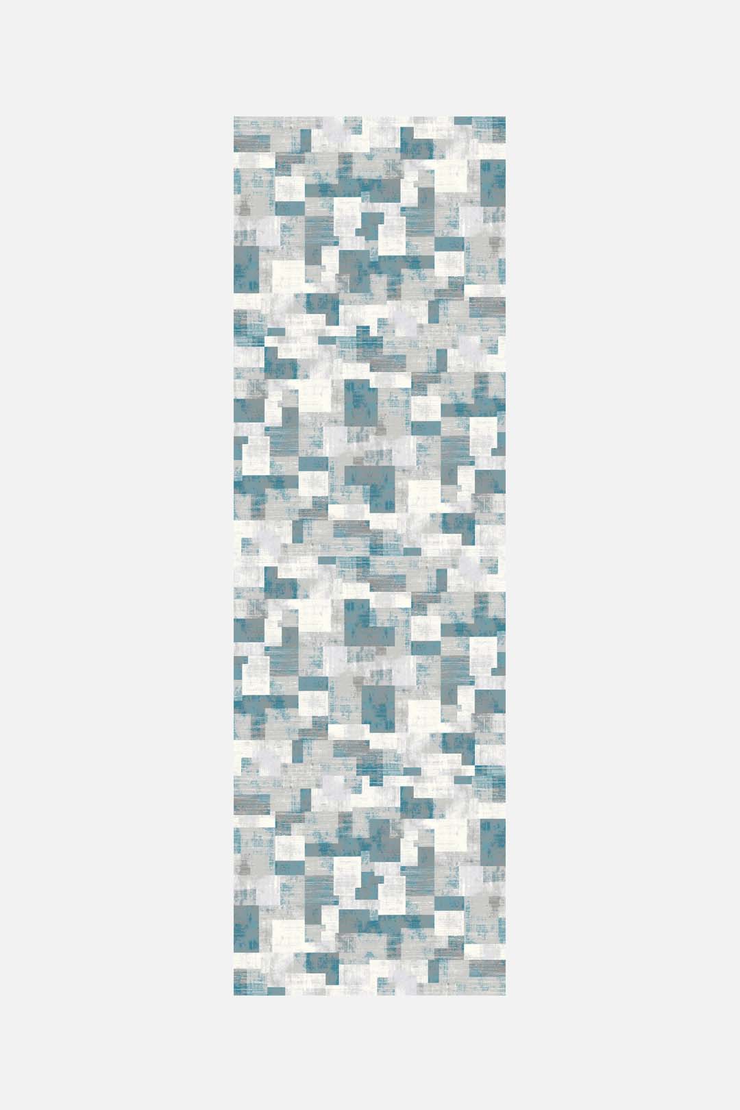 teppana-topas-quadrat-teppich-waschbarer-indoor-teppich-geometrisch-blau-grau image 5