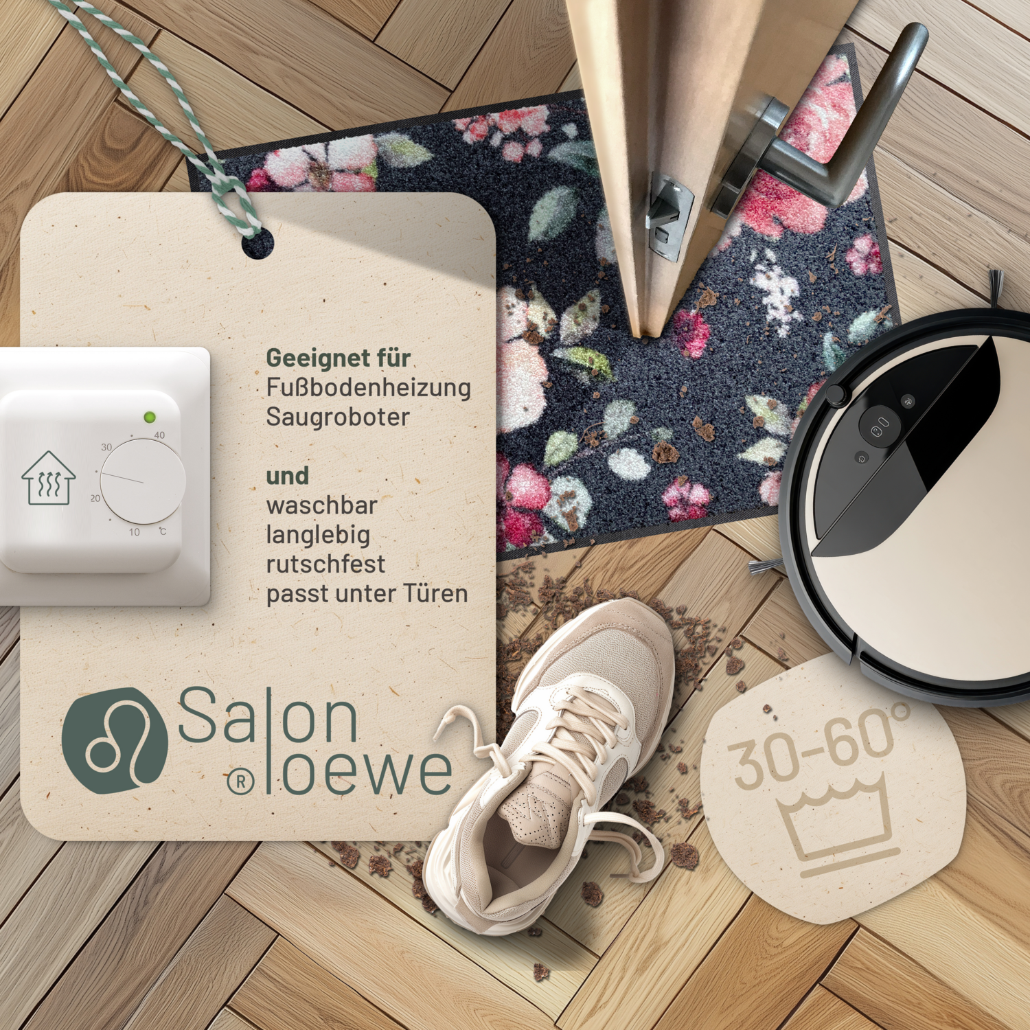 salonloewe-beverly-teppich-50-x-75-cm-waschbare-trocknergeeignete-matte-mit-blum image 3