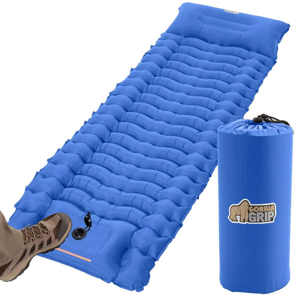 gorilla-grip-inflatable-sleeping-mat-aufblasbare-isomatte-8-9-cm image 1