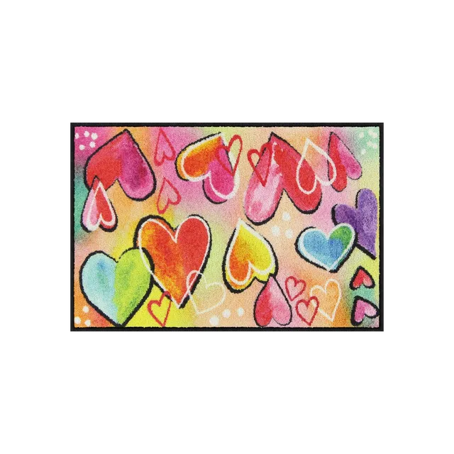 salonloewe-heart-motion-eingangsmatte-50-x-75-cm-waschbare-fu-matte-mit-herz-mot image 1