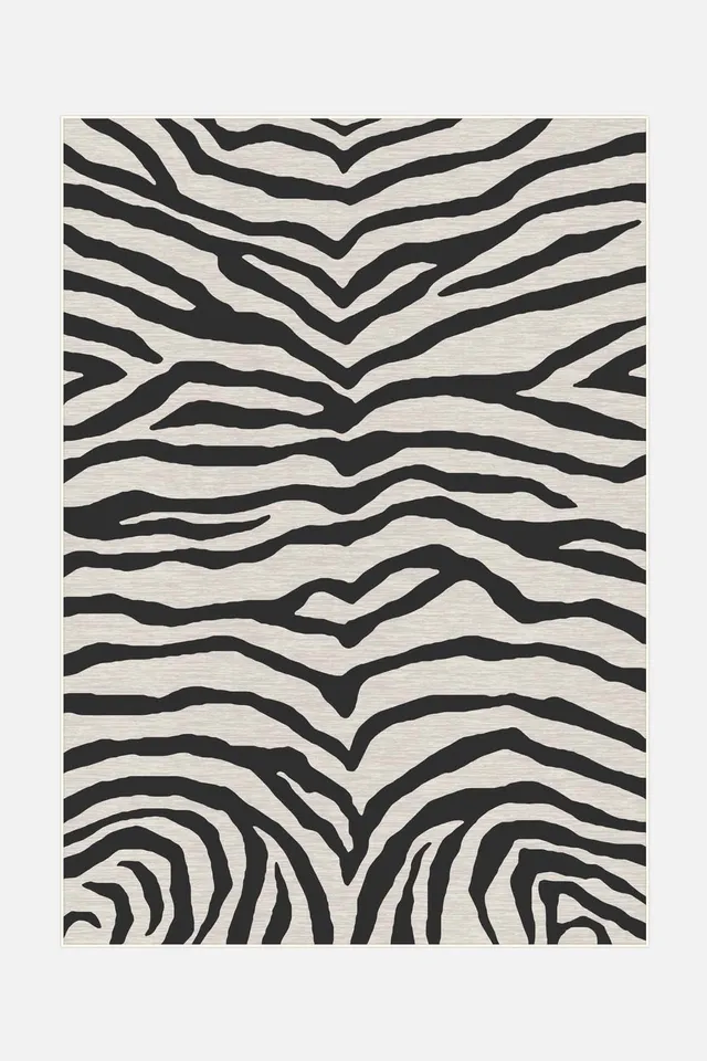 teppana-zebra-natur-teppich-waschbarer-indoor-teppich image 1