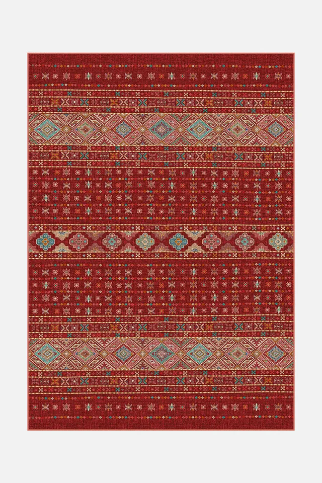 teppana-noura-rubin-teppich-boho-geometrisch image 1