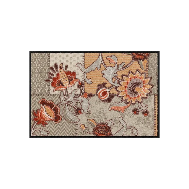 salonloewe-bohemian-patch-taupe-schmutzfangmatte-50-x-75-cm-made-in-germany-flor image 1