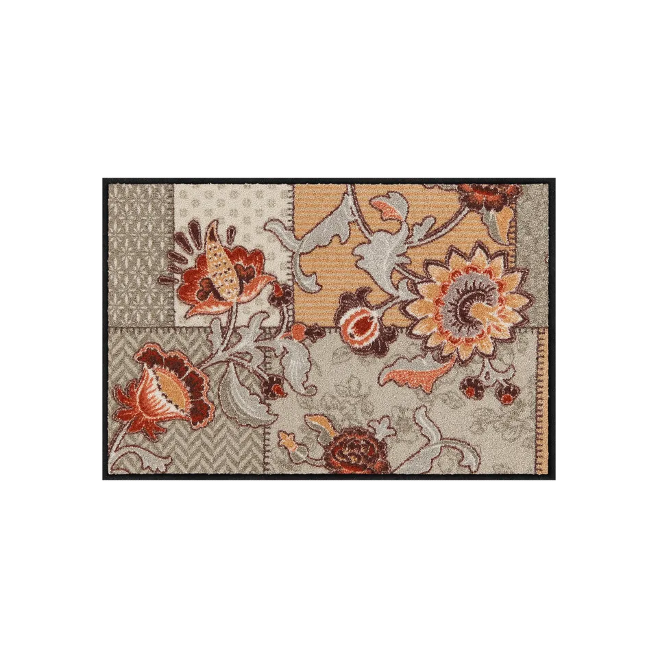 salonloewe-bohemian-patch-taupe-schmutzfangmatte-50-x-75-cm-made-in-germany-flor image 1