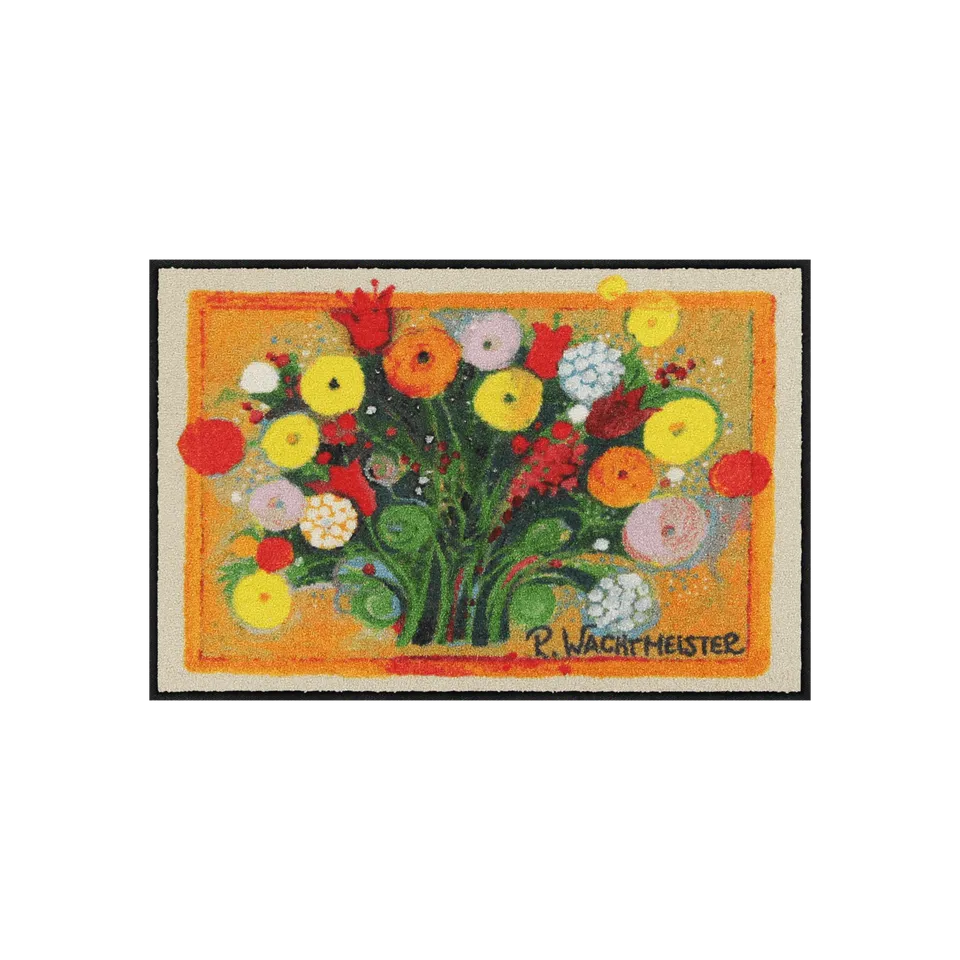 salonloewe-primavera-eingangsmatte-50-x-75-cm-waschbare-schmutzfangmatte-mit-blu image 1