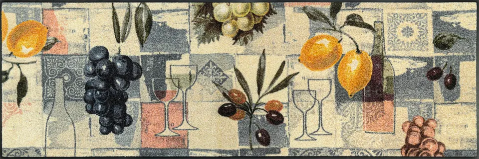 wash-dry-design-fu-matte-gusto-mediterraneo-60x180-cm-waschbar-innen-bunt image 1