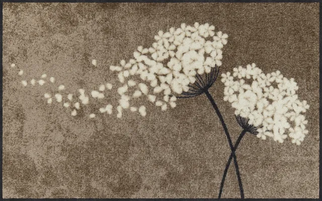 salonloewe-wishfull-blossom-taupe-waschbare-schmutzfangmatte-75-x-120-cm-floral- image 1
