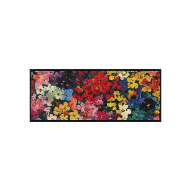 salonloewe-mille-fleurs-minimatte-30-x-75-cm-blumenmotiv-polyamid-rutschfest image 1