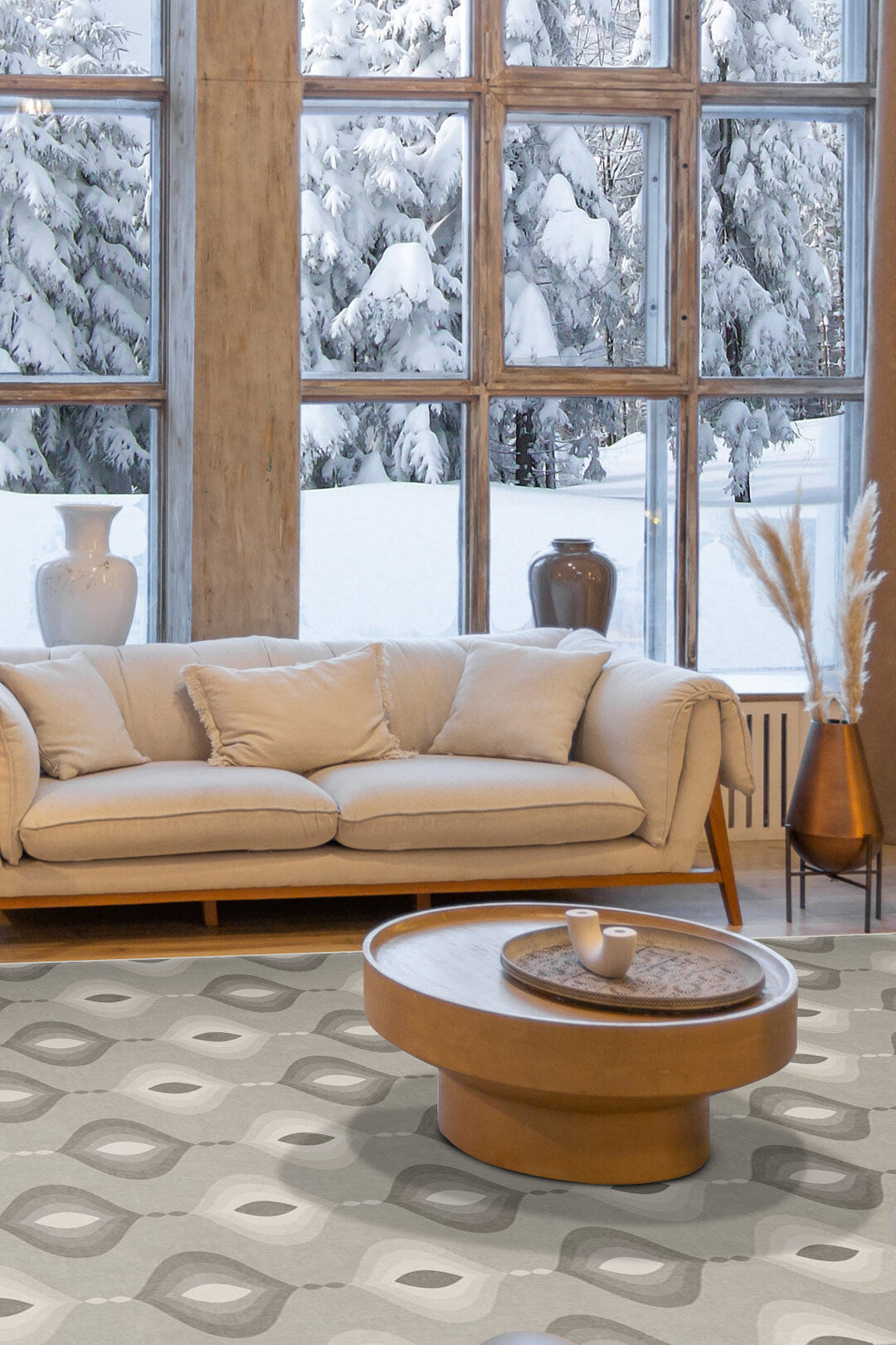 teppana-nordlicht-natur-teppich-waschbarer-boho-l-ufer-inkl-rutschschutz image 4