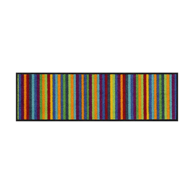 salonloewe-lund-bunt-minimatte-30-x-100-cm-waschbar-bunt-gestreift image 1