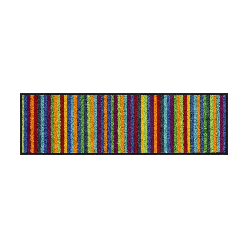 salonloewe-lund-bunt-minimatte-30-x-100-cm-waschbar-bunt-gestreift image 1
