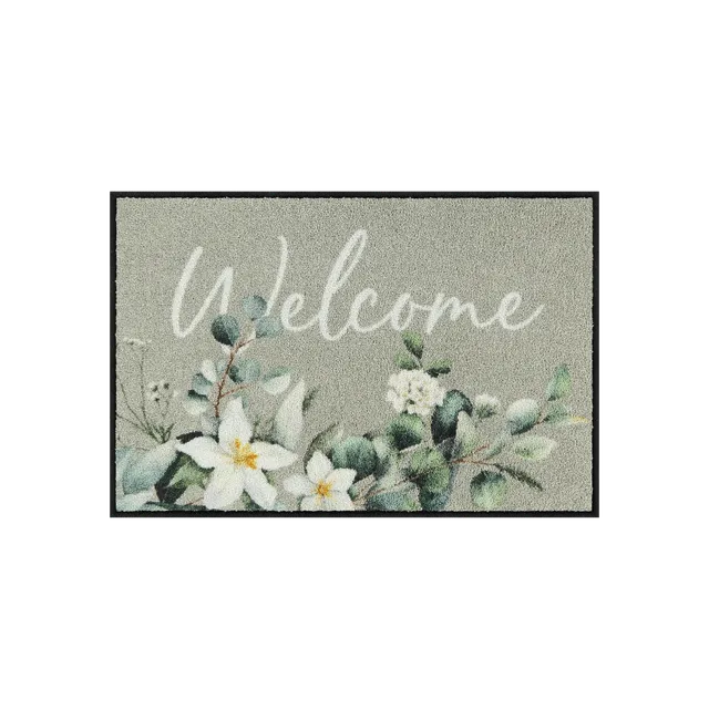 salonloewe-botanical-welcome-eingangsmatte-50-x-75-cm-waschbare-fu-matte-mit-bot image 1