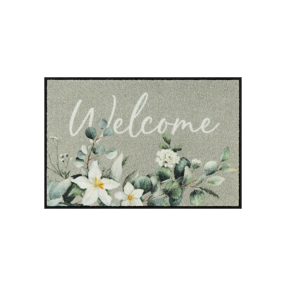 salonloewe-botanical-welcome-eingangsmatte-50-x-75-cm-waschbare-fu-matte-mit-bot image 1