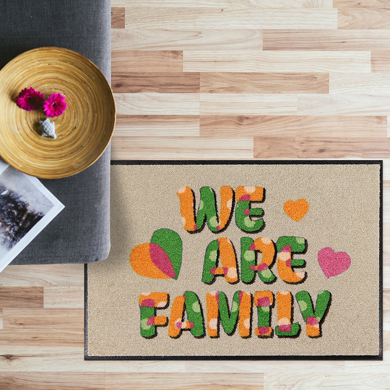 salonloewe-lovely-family-orange-green-eingangsmatte-50-x-75-cm-fu-matte-mit-we-a image 2