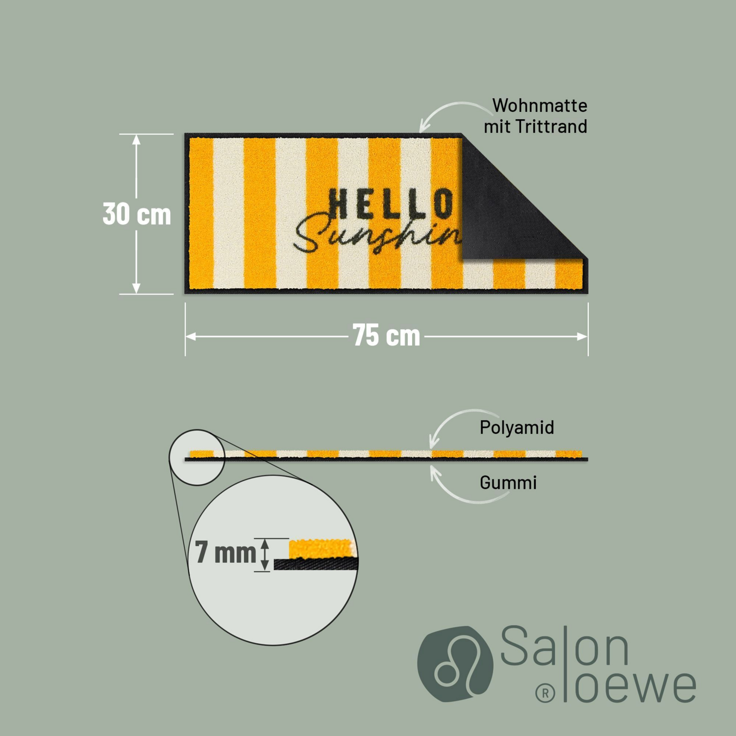 salonloewe-sunshine-stripes-eingangsmatte-30-x-75-cm-schmale-waschbare-schmutzfa image 3