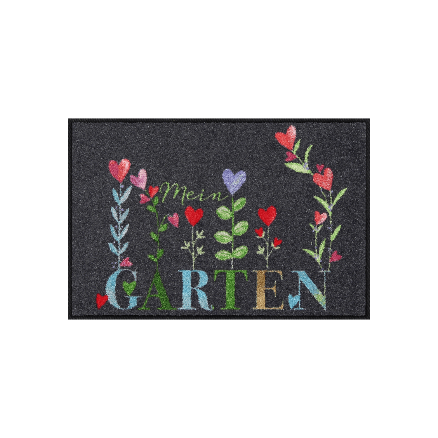 salonloewe-mein-garten-grey-eingangsmatte-50-x-75-cm-waschbare-fu-matte-mit-blum image 1