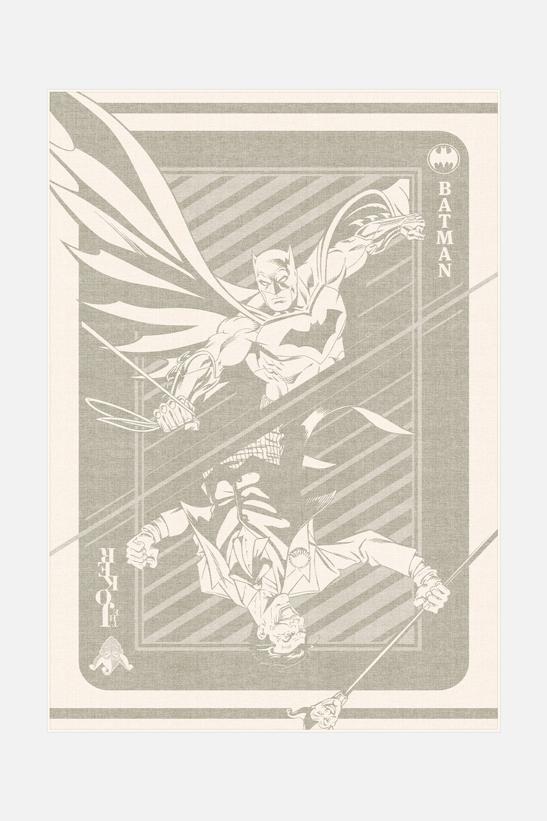 teppana-batman-joker-beige-teppich-waschbarer-indoor-teppich image 1