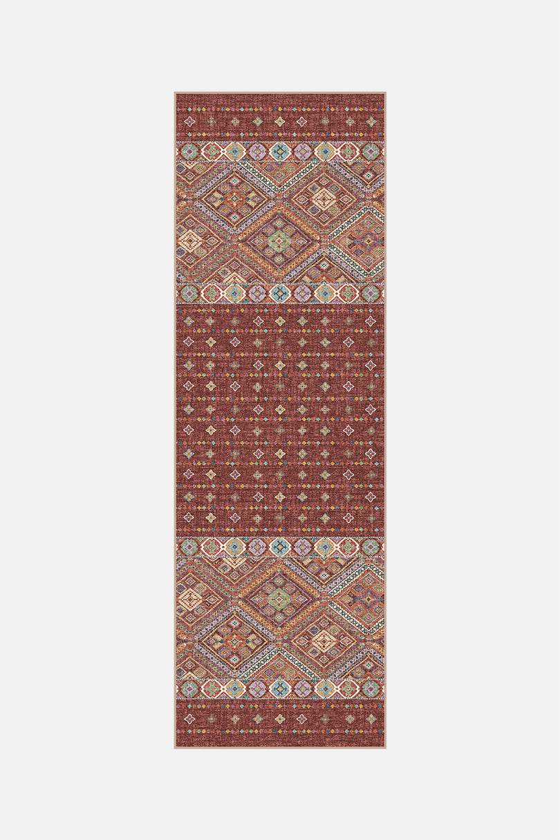 teppana-leila-ziegel-teppich-waschbarer-boho-teppich image 5