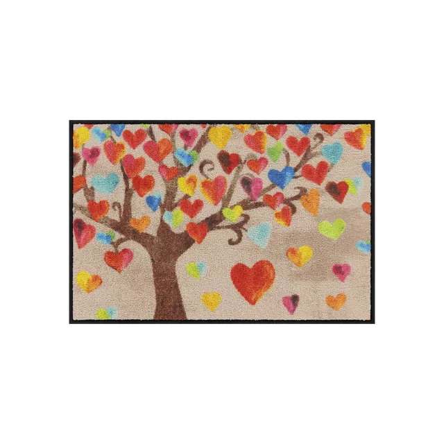 salonloewe-tree-of-love-eingangsmatte-50-x-75-cm-herz-motiv-waschbar-made-in-ger image 1